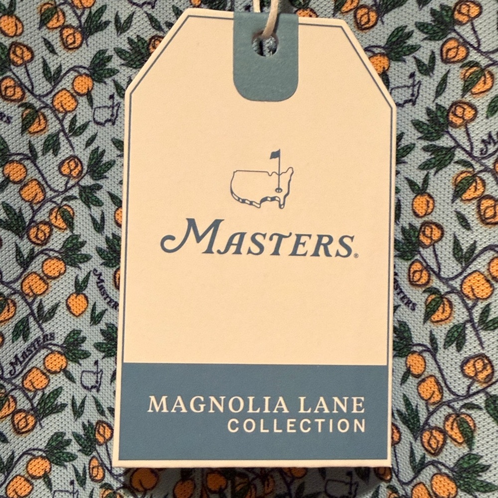 Masters Light Blue Floral Zip Polo Mini Dress with Pockets - Picture 2 of 7